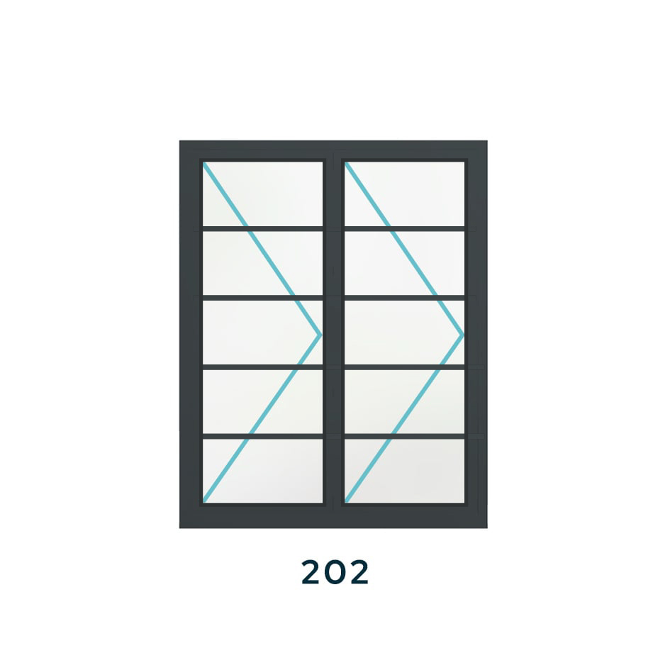 Bespoke 2 Panel Bifold (4 Astragal Bars) - Image 3