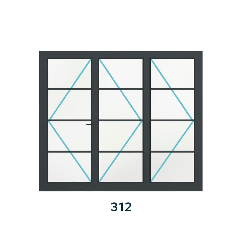 Bespoke 3 Panel Bifold (3 Astragal Bars) - Image 5