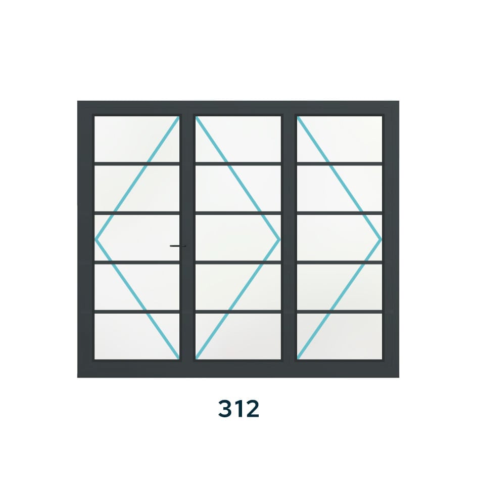 Bespoke 3 Panel Bifold (4 Astragal Bars) - Image 5