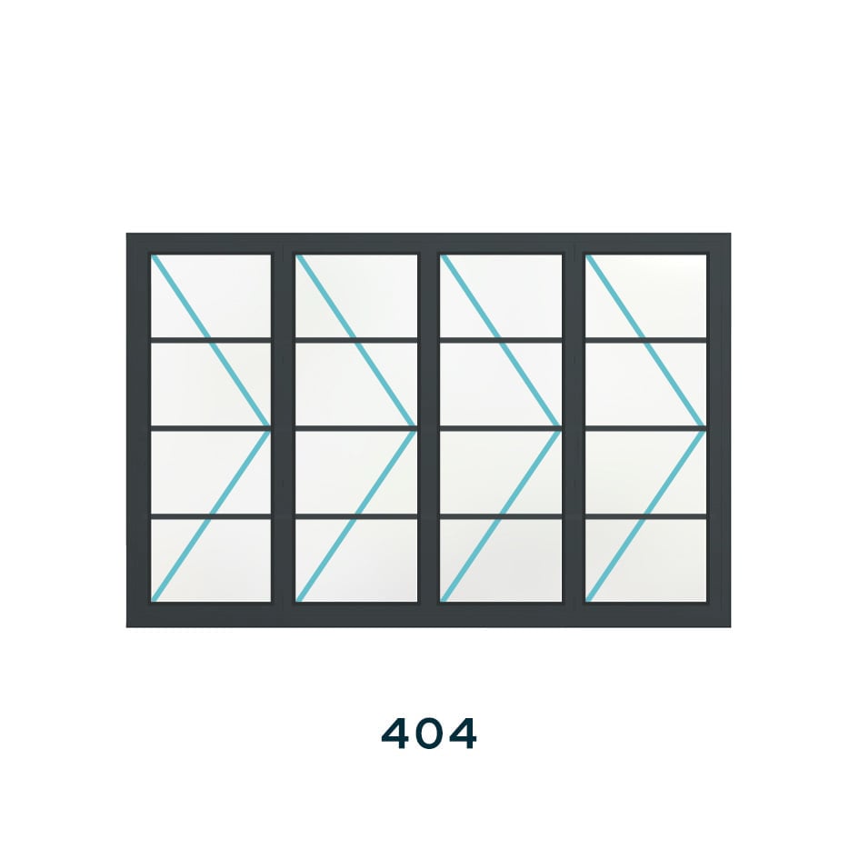 Bespoke 4 Panel Bifold (3 Astragal Bars) - Image 3