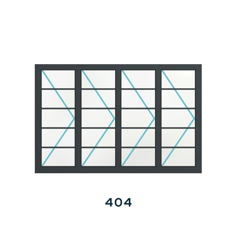 Bespoke 4 Panel Bifold (4 Astragal Bars) - Image 3