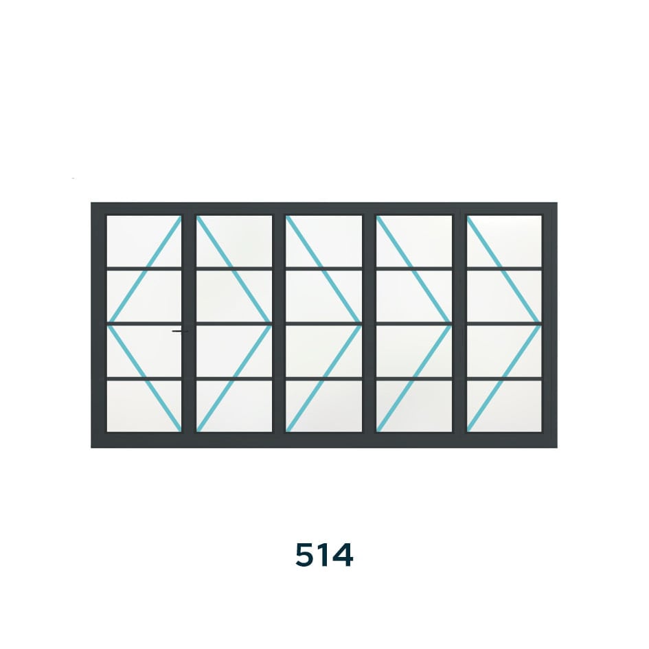 Bespoke 5 Panel Bifold (3 Astragal Bars) - Image 6