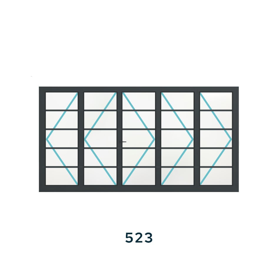 Bespoke 5 Panel Bifold (4 Astragal Bars) - Image 7