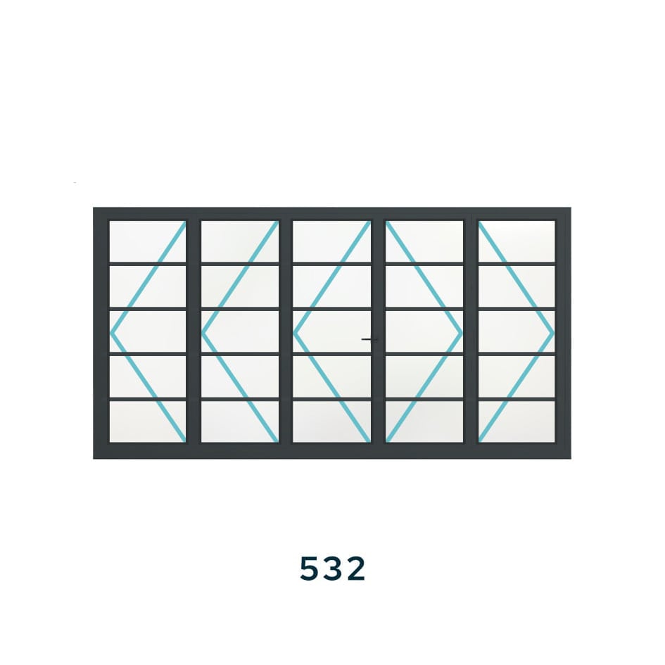 Bespoke 5 Panel Bifold (4 Astragal Bars) - Image 6
