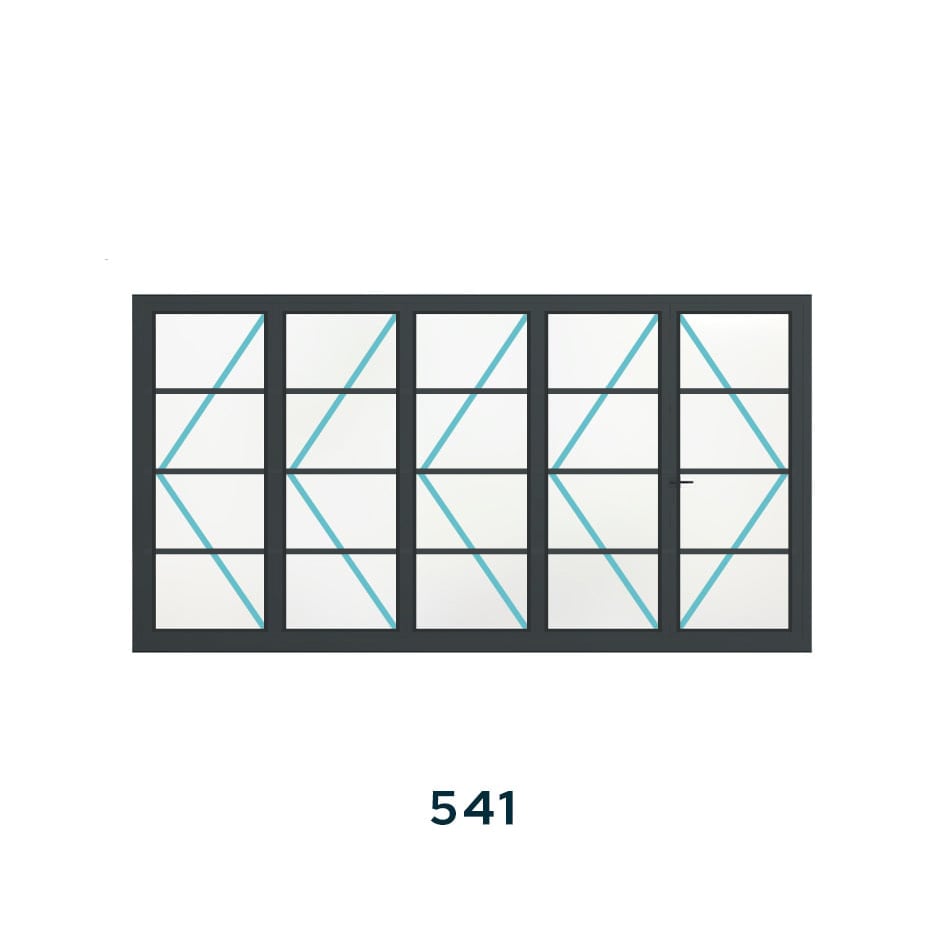 Bespoke 5 Panel Bifold (3 Astragal Bars) - Image 5