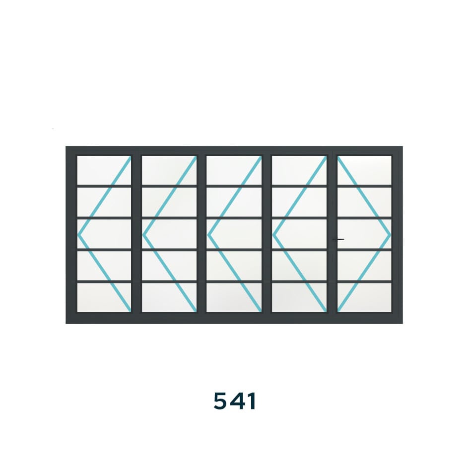 Bespoke 5 Panel Bifold (4 Astragal Bars) - Image 4