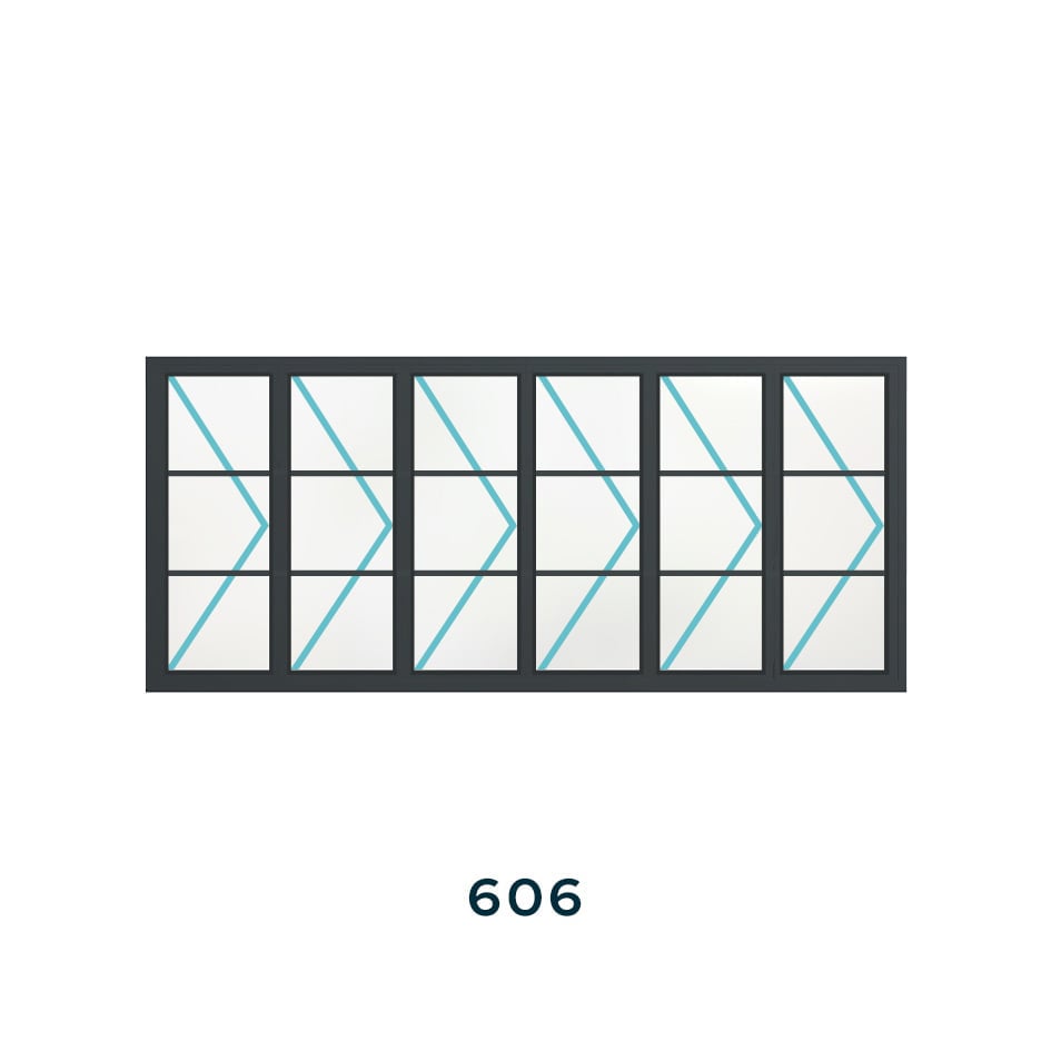 Bespoke 6 Panel Bifold (2 Astragal Bars) - Image 3