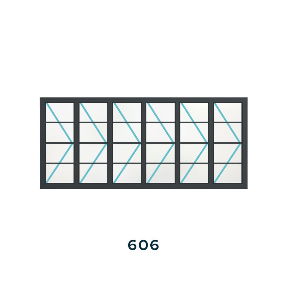 Bespoke 6 Panel Bifold (3 Astragal Bars) - Image 3