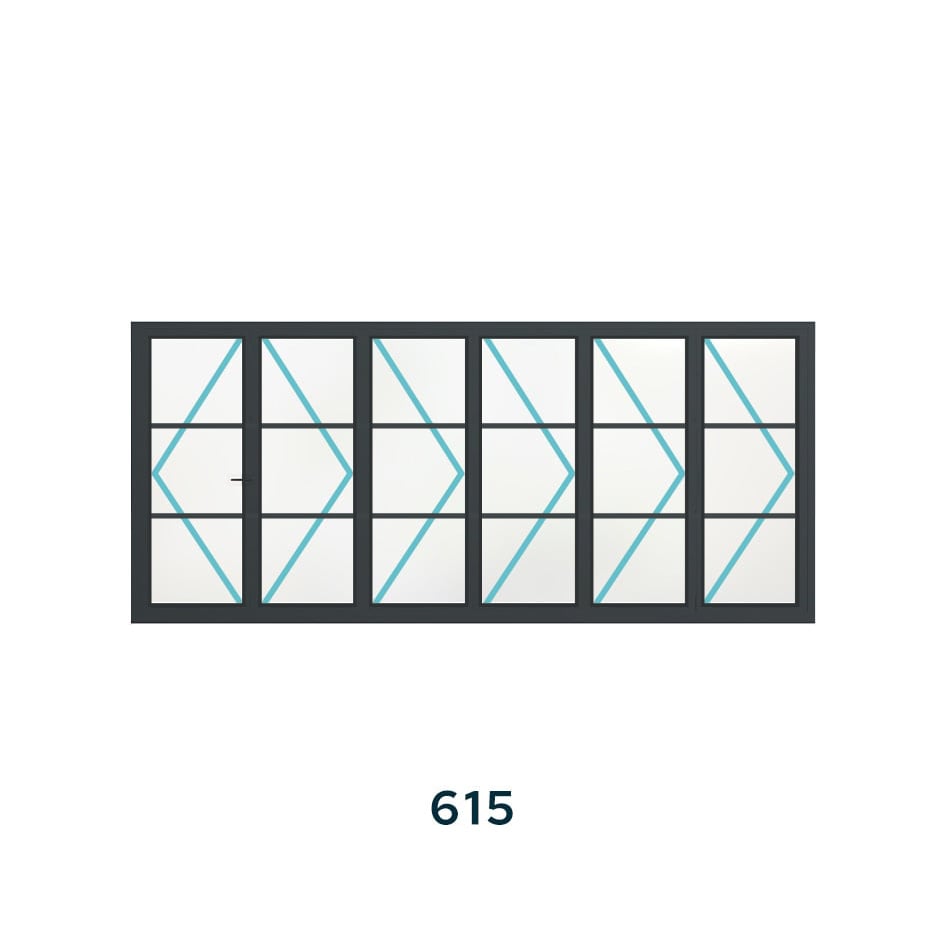 Bespoke 6 Panel Bifold (2 Astragal Bars) - Image 5