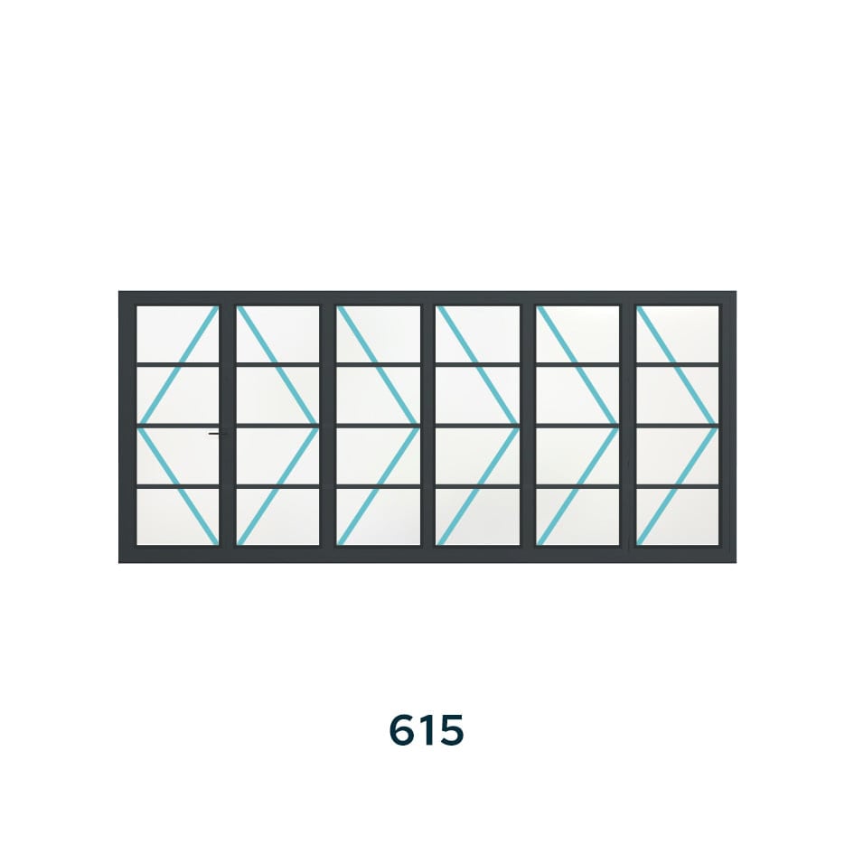 Bespoke 6 Panel Bifold (3 Astragal Bars) - Image 5