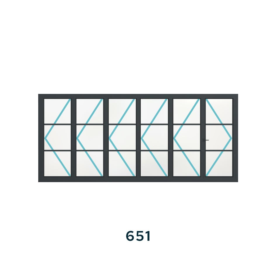 Bespoke 6 Panel Bifold (2 Astragal Bars) - Image 4