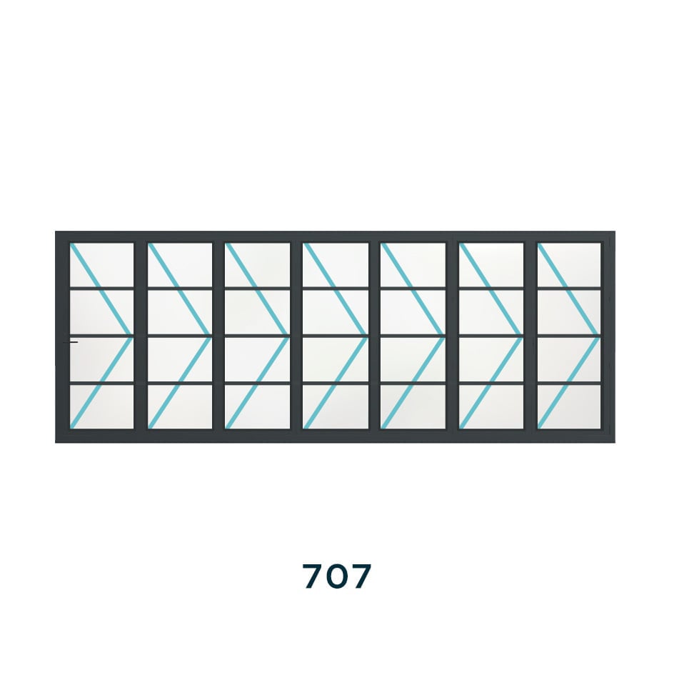 Bespoke 7 Panel Bifold (3 Astragal Bars) - Image 3