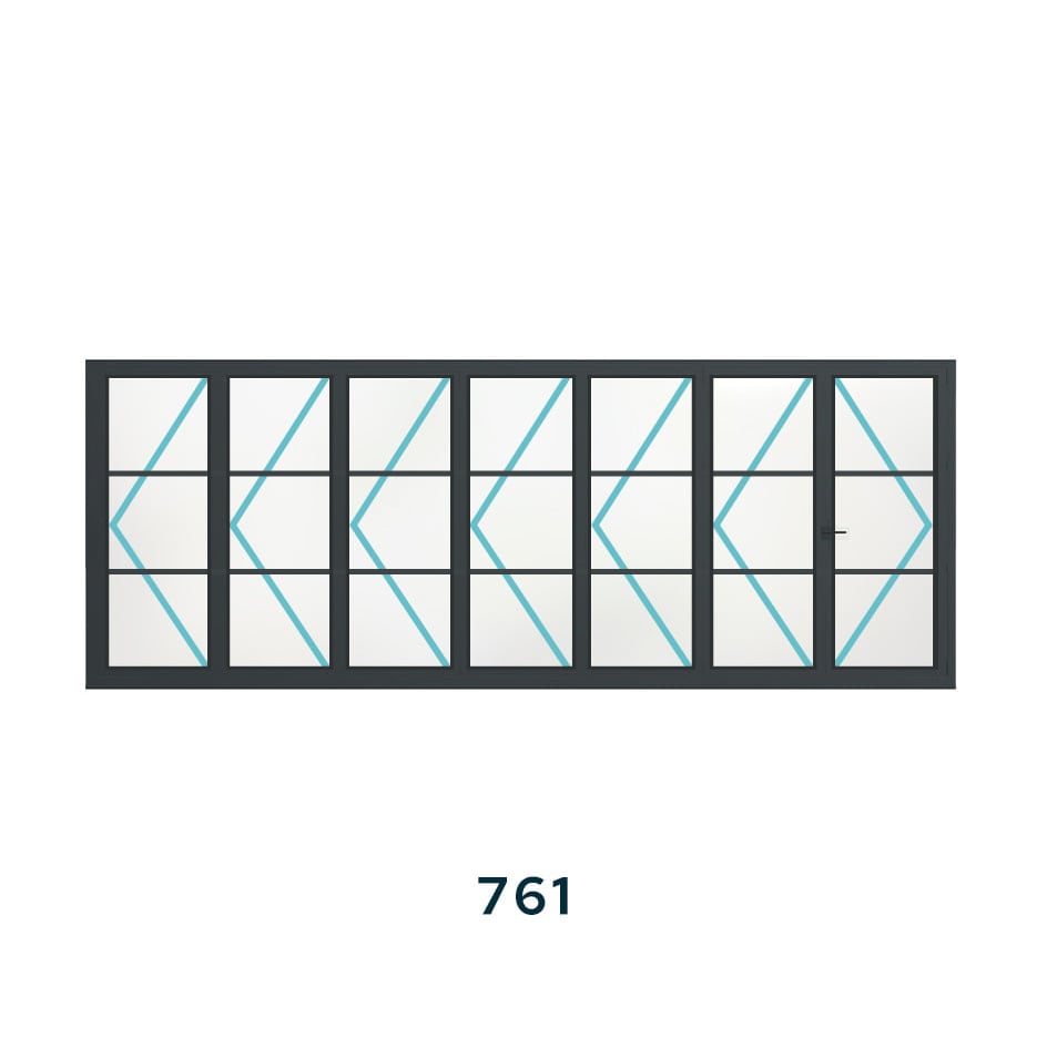 Bespoke 7 Panel Bifold (2 Astragal Bars) - Image 4