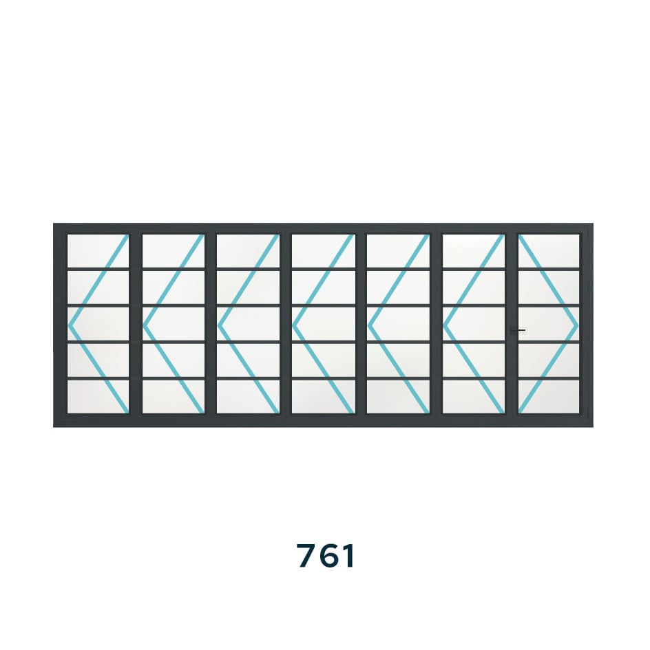 Bespoke 7 Panel Bifold (4 Astragal Bars) - Image 4