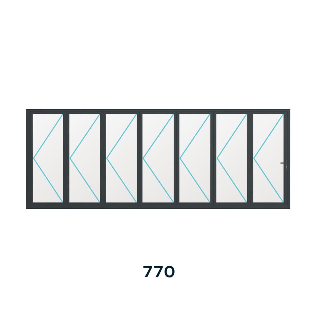 Bespoke 7 Panel Bifold - Image 2
