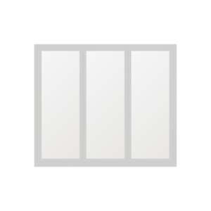 1.8m White Bifold (3 Panel)